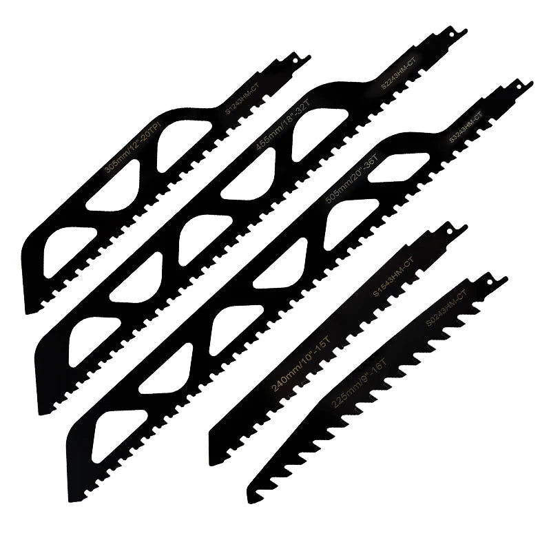 Carbide Reciprocating saw Blade Carbide Reciprocating Saber saw Foam Block Concrete Stone Blast Cutting tools