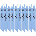 10Pcs 150mm Reciprocating Saw Blades Fine Tooth For Metal cutting