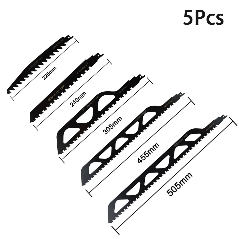 Carbide Reciprocating saw Blade Carbide Reciprocating Saber saw Foam Block Concrete Stone Blast Cutting tools