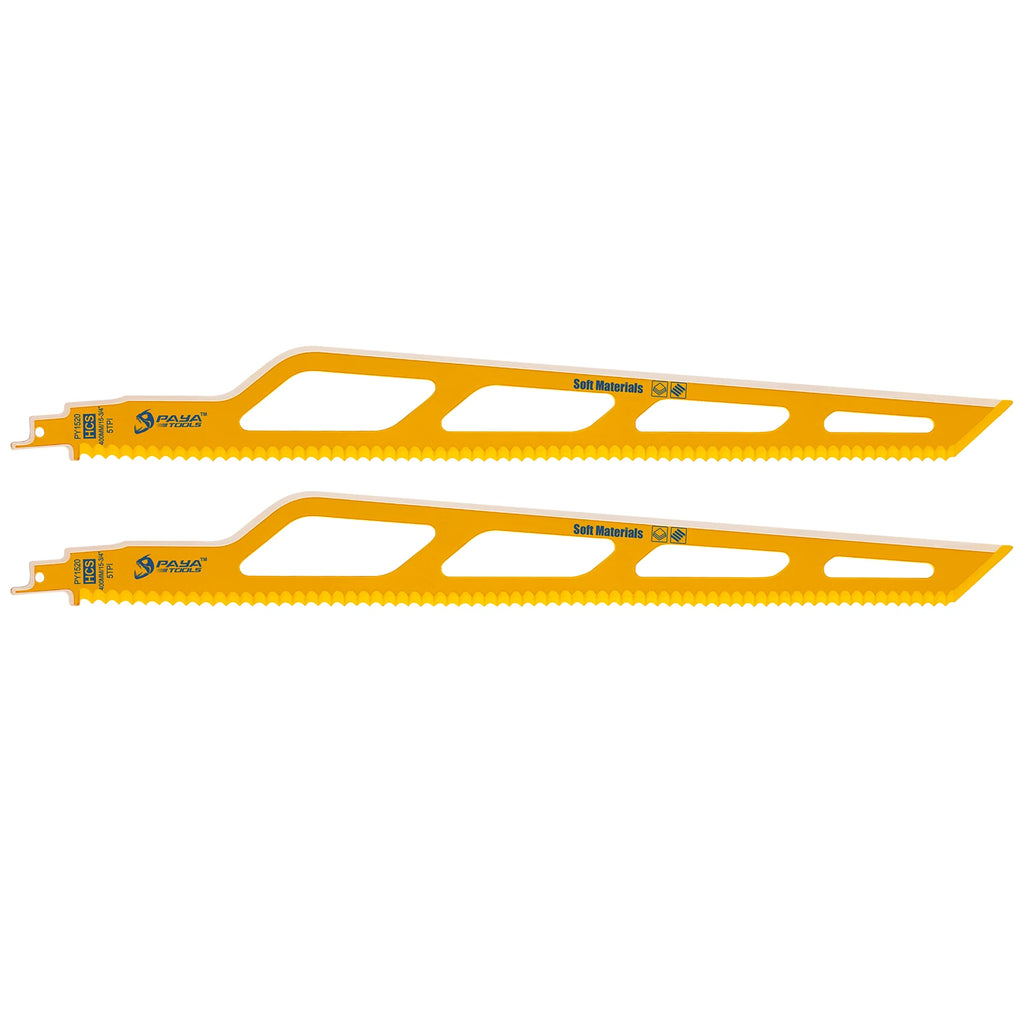 PAYA 16Inch 400mm Fibre Insulation Reciprocating Saw Blade Sabre Blade for Mineral Wool Insulated Pipe Soft Materials Cutting