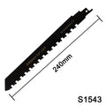 Carbide Reciprocating saw Blade Carbide Reciprocating Saber saw Foam Block Concrete Stone Blast Cutting tools
