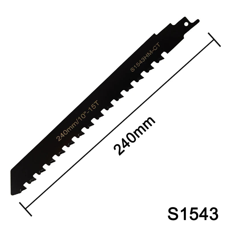Carbide Reciprocating saw Blade Carbide Reciprocating Saber saw Foam Block Concrete Stone Blast Cutting tools