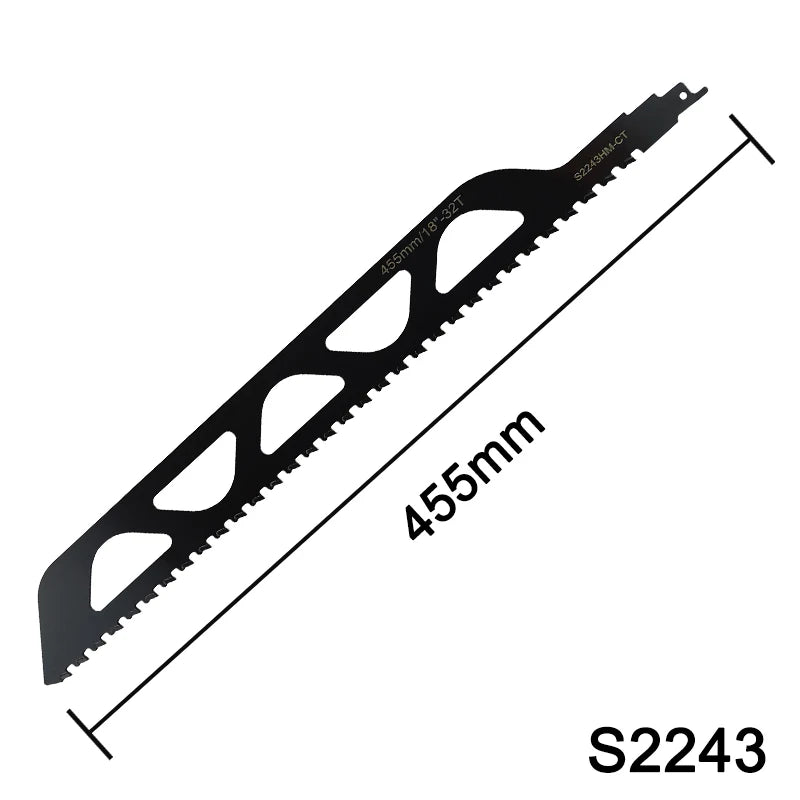 Carbide Reciprocating saw Blade Carbide Reciprocating Saber saw Foam Block Concrete Stone Blast Cutting tools