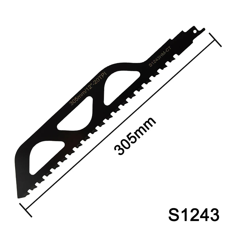 Carbide Reciprocating saw Blade Carbide Reciprocating Saber saw Foam Block Concrete Stone Blast Cutting tools