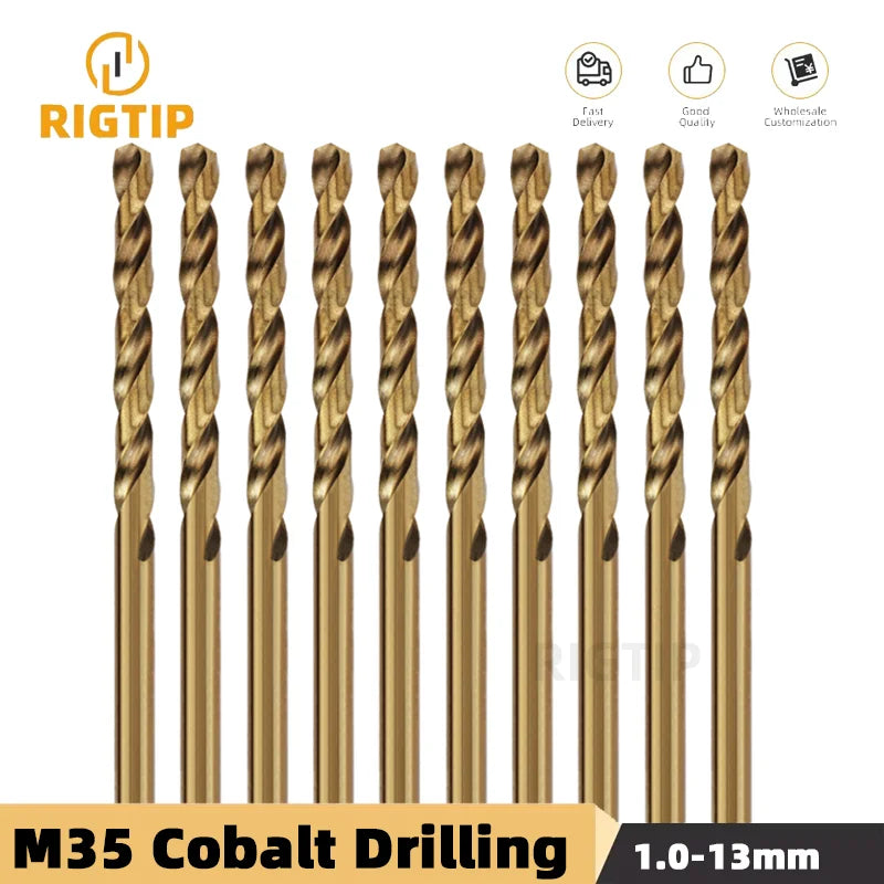 Drill Bit Cobalt High Speed Steel Twist Drill M35 Stainless Steel Tool Set Accessories For Metal Stainless Steel Drilling Tool