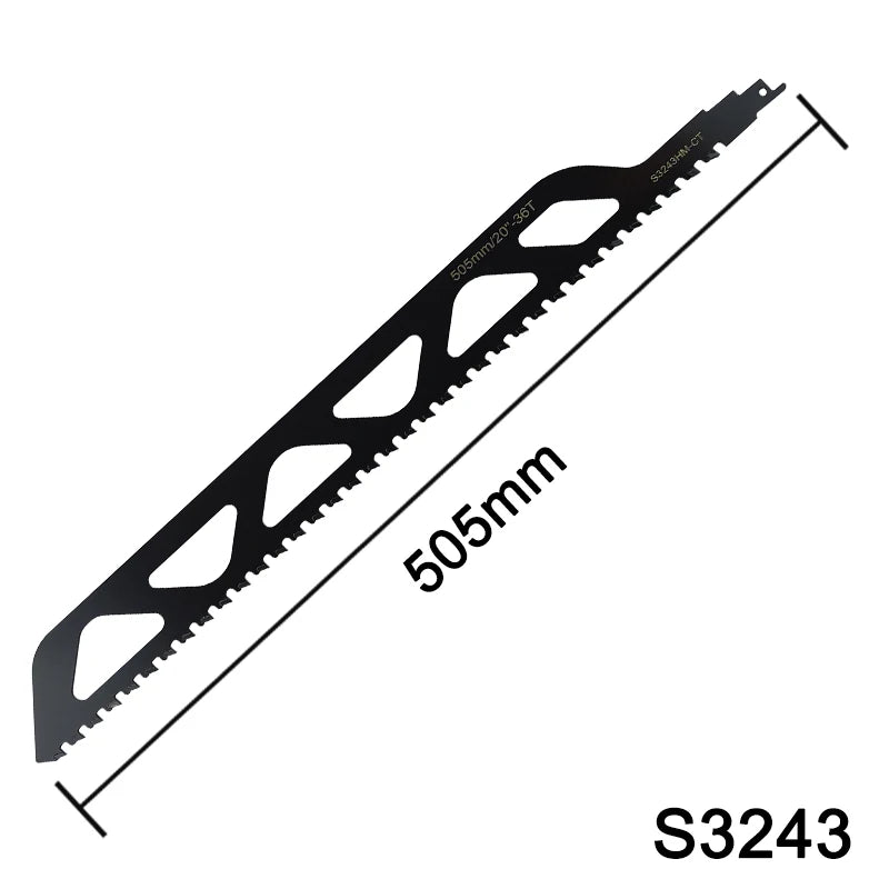 Carbide Reciprocating saw Blade Carbide Reciprocating Saber saw Foam Block Concrete Stone Blast Cutting tools