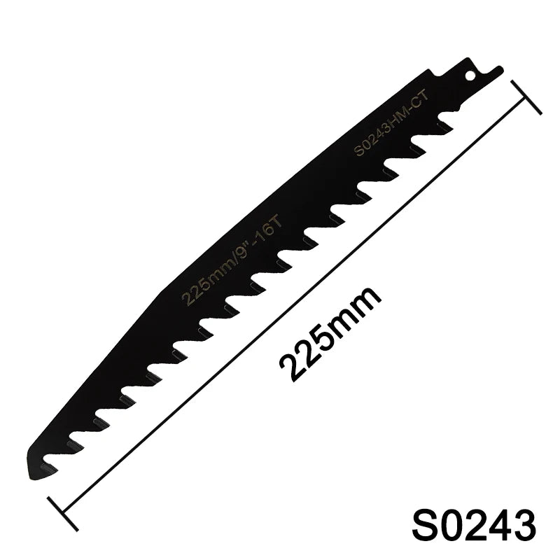 Carbide Reciprocating saw Blade Carbide Reciprocating Saber saw Foam Block Concrete Stone Blast Cutting tools