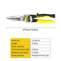 STANLEY Aviation Scissors 1Pcs for Stainless Steel Sheet Professional Industrial Shear 14-562-22/14-563-22/14-564-22/14-566-22
